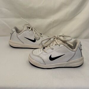 Vintage Nike (Play) Lace Up Sneaker Shoes 6.5 C Toddler Size‎ 6.5C White